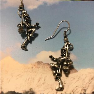 Fancy Skeleton Earrings